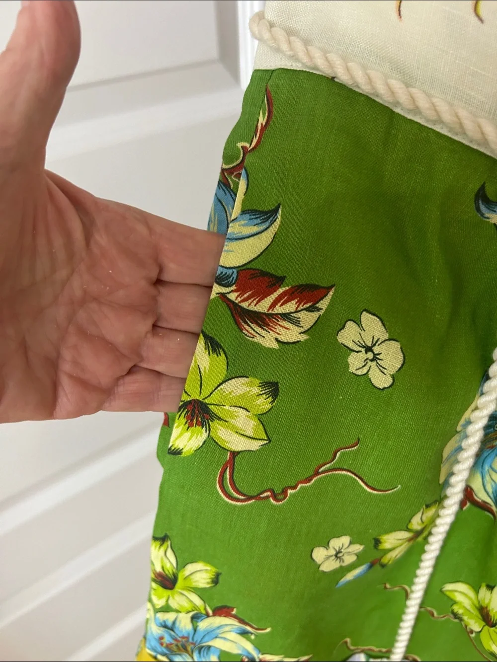 Magaschoni floral linen